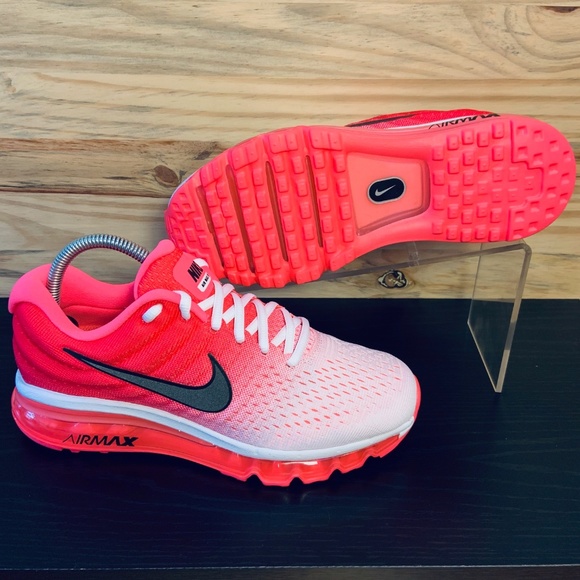 Nike Women's Air Max 2017 Running Shoes Hot Punch - Picture 7 of 8
